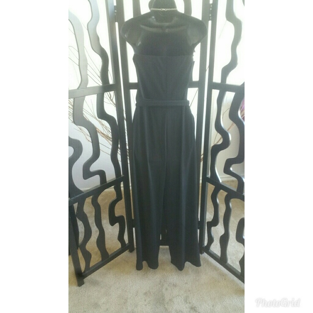 London Times Strapless Jumpsuit Size 14 - Picture 2 of 5